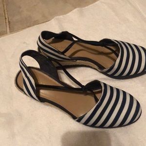 Liz Claiborne navy blue wedges.